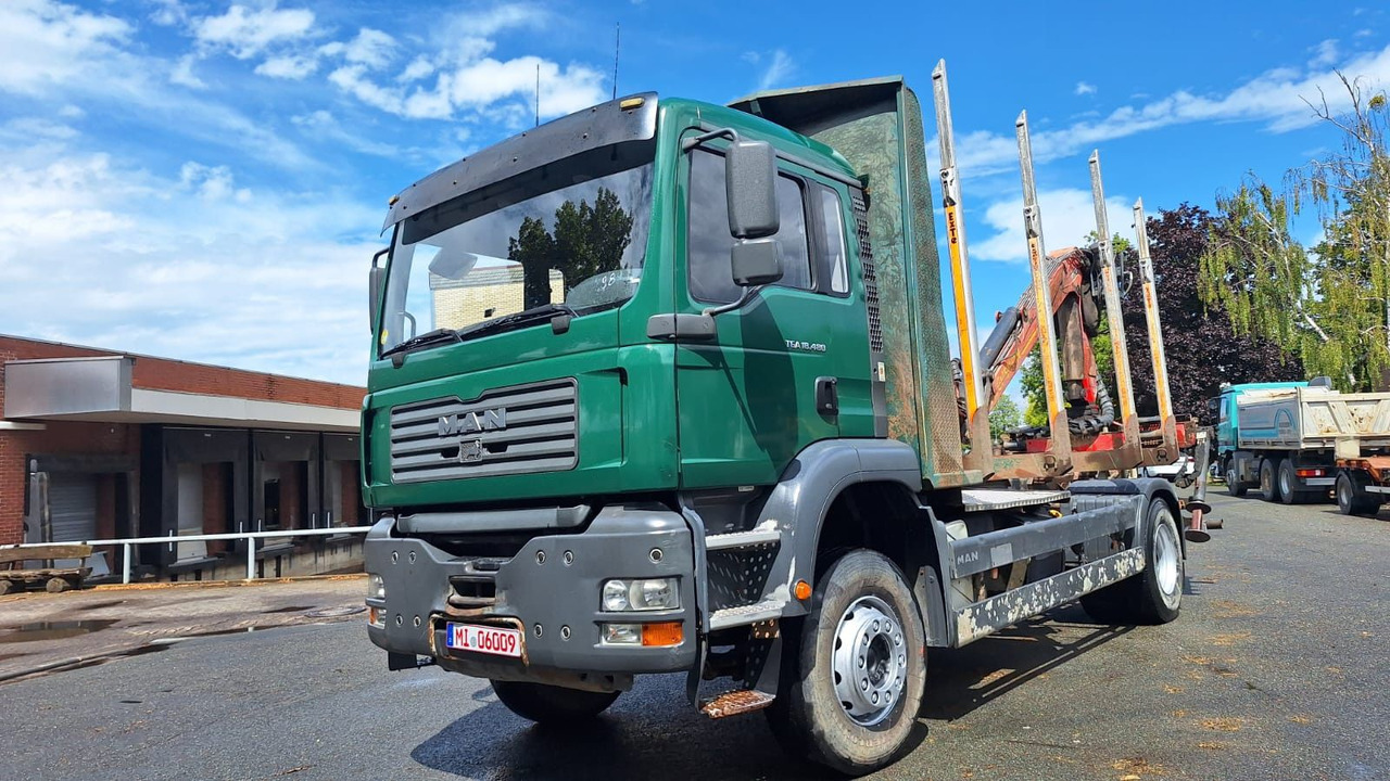 MAN TGA 18.480 Holz LKW - 목재 트럭, 크레인 트럭 : 사진 1 MAN TGA 18.480 Holz LKW - 목재 트럭, 크레인 트럭 : 사진 1