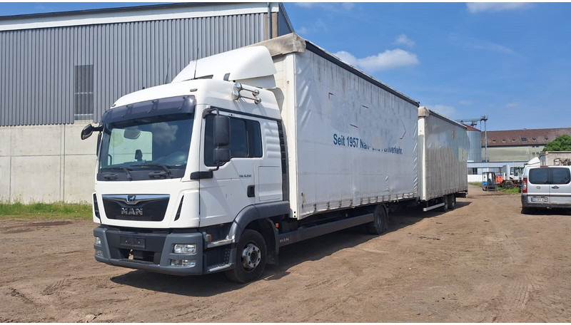 MAN TGL 8.250 Jumbo mit Anh - 커튼사이더 트럭 : 사진 1 MAN TGL 8.250 Jumbo mit Anh - 커튼사이더 트럭 : 사진 1