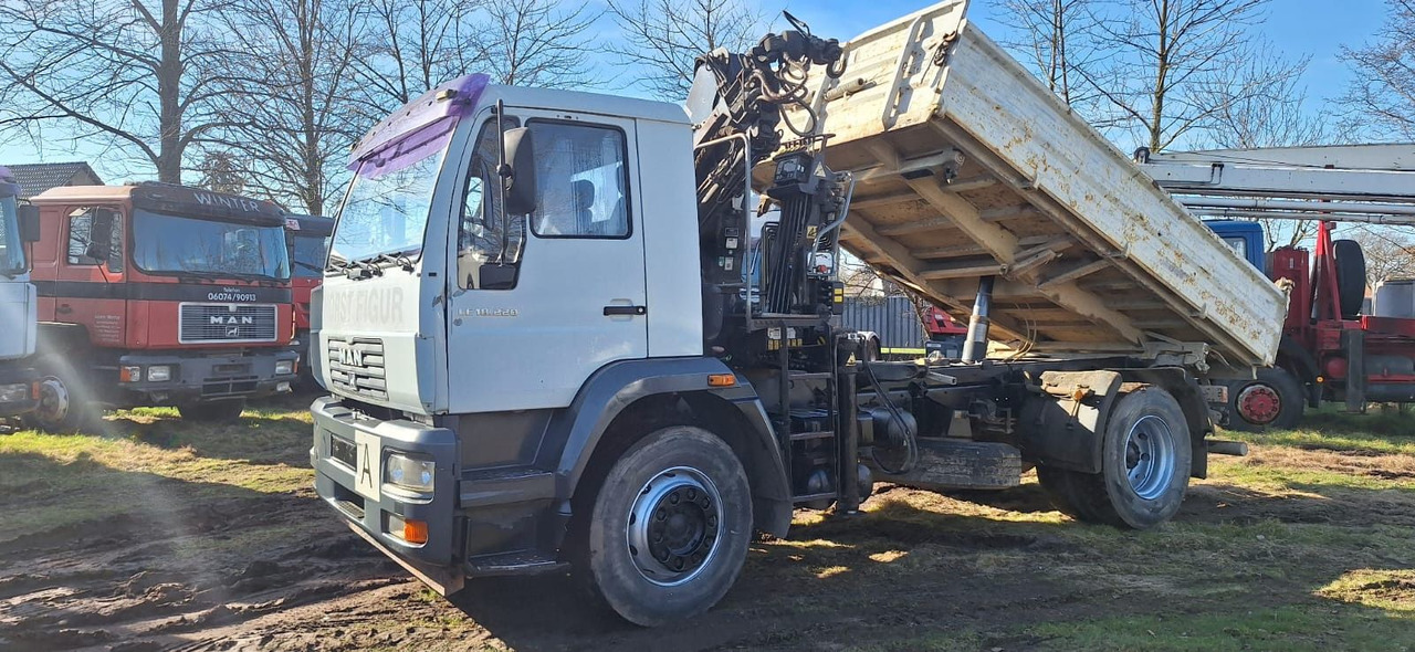 MAN TGM 18.220 4x2 3.S-Kipper mit Kran - 덤프트럭, 크레인 트럭 : 사진 2 MAN TGM 18.220 4x2 3.S-Kipper mit Kran - 덤프트럭, 크레인 트럭 : 사진 2