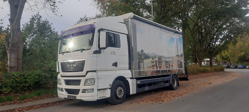 MAN TGX 18.360PS 4x2 G.Haus Kran+Funk - 커튼사이더 트럭, 크레인 트럭 : 사진 1 MAN TGX 18.360PS 4x2 G.Haus Kran+Funk - 커튼사이더 트럭, 크레인 트럭 : 사진 1