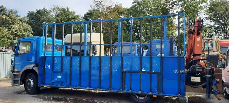 Mercedes-Benz 1828 Pritsche+Glastransport - 드롭사이드/ 플랫베드 트럭, 크레인 트럭 : 사진 3 Mercedes-Benz 1828 Pritsche+Glastransport - 드롭사이드/ 플랫베드 트럭, 크레인 트럭 : 사진 3