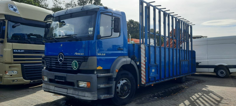 Mercedes-Benz 1828 Pritsche+Glastransport - 드롭사이드/ 플랫베드 트럭, 크레인 트럭 : 사진 2 Mercedes-Benz 1828 Pritsche+Glastransport - 드롭사이드/ 플랫베드 트럭, 크레인 트럭 : 사진 2