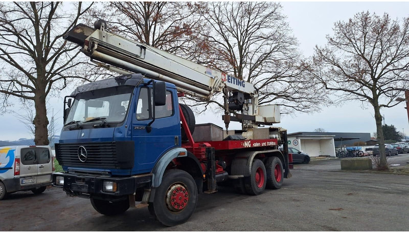 Mercedes-Benz 2629 AK Motorwagen mit Kran 6x6 - 전천후 지형 크레인 : 사진 3 Mercedes-Benz 2629 AK Motorwagen mit Kran 6x6 - 전천후 지형 크레인 : 사진 3
