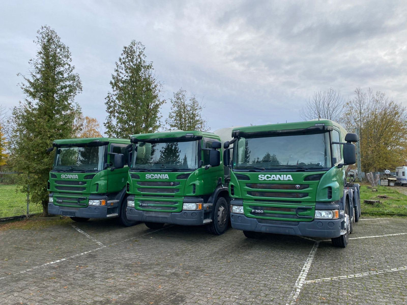 Scania 2x P360 Betonmischer 8x4 Blatt/Blatt E6 2 stück - 콘크리트 믹서 트럭 : 사진 2 Scania 2x P360 Betonmischer 8x4 Blatt/Blatt E6 2 stück - 콘크리트 믹서 트럭 : 사진 2