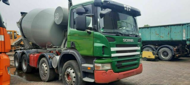 Scania P340PS 4-Achser 8x4 Betonmischer Euro:4 - 콘크리트 믹서 트럭 : 사진 2 Scania P340PS 4-Achser 8x4 Betonmischer Euro:4 - 콘크리트 믹서 트럭 : 사진 2