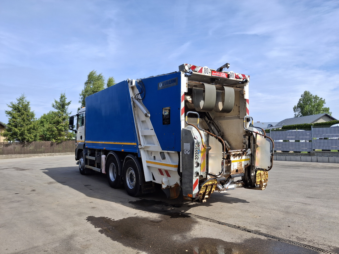 MAN MAN TGS 28.360 Śmieciarka Müllwagen Garbage Truck FAUN 3 Osie - 쓰레기차 : 사진 3 MAN MAN TGS 28.360 Śmieciarka Müllwagen Garbage Truck FAUN 3 Osie - 쓰레기차 : 사진 3