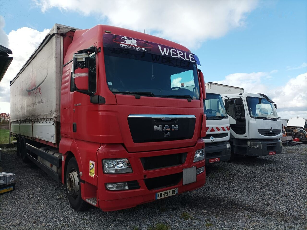 커튼사이더 트럭 MAN TGX 26.360 Winda Dhollandia Firana 3 Osie Webasto : 사진 1