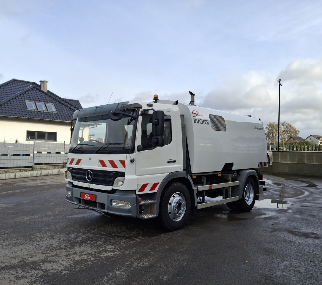 Mercedes-Benz Atego 1524 Zamiatarka Kehrmaschine BUCHER 2 Motoren Sweeper - 거리 청소 차량 : 사진 2 Mercedes-Benz Atego 1524 Zamiatarka Kehrmaschine BUCHER 2 Motoren Sweeper - 거리 청소 차량 : 사진 2