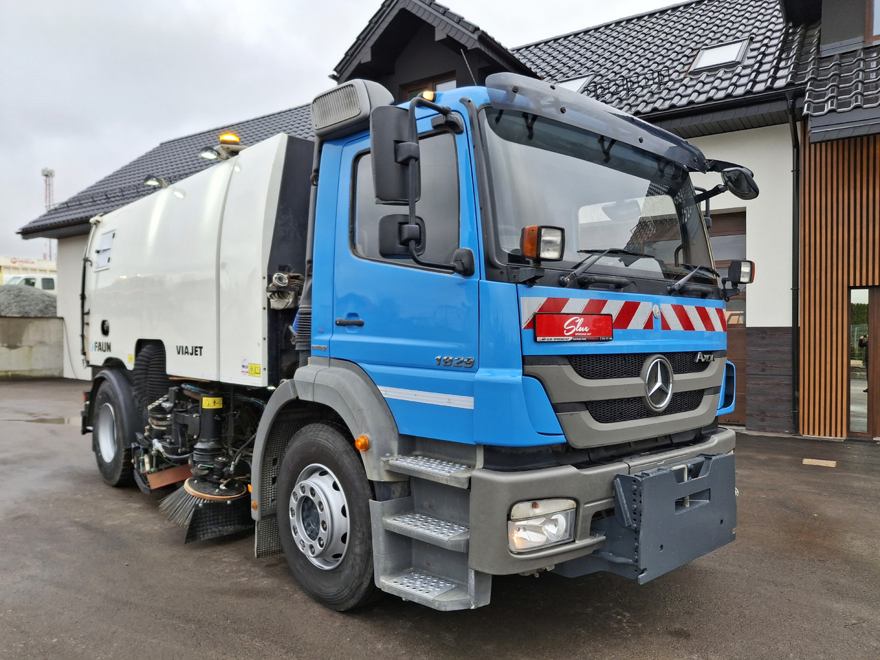 Mercedes-Benz Axor 1829 PM10 Zamiatarka Kehrmaschine FAUN - 거리 청소 차량 : 사진 1 Mercedes-Benz Axor 1829 PM10 Zamiatarka Kehrmaschine FAUN - 거리 청소 차량 : 사진 1