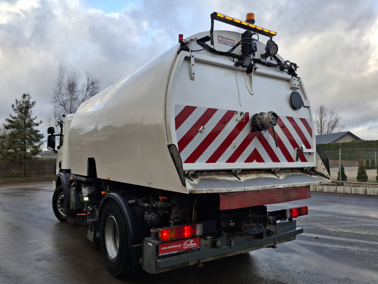 SCANIA 94G Zamiatarka Kehrmaschine BUCHER L/R Frontbürste 2 Motoren Odchwaszczarka Przednia Szczotka - 거리 청소 차량 : 사진 5 SCANIA 94G Zamiatarka Kehrmaschine BUCHER L/R Frontbürste 2 Motoren Odchwaszczarka Przednia Szczotka - 거리 청소 차량 : 사진 5
