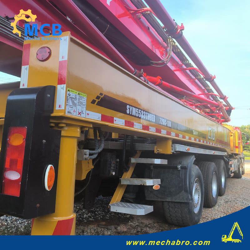 SANY SYM5533THB - 콘크리트 펌프 트럭 : 사진 4 SANY SYM5533THB - 콘크리트 펌프 트럭 : 사진 4
