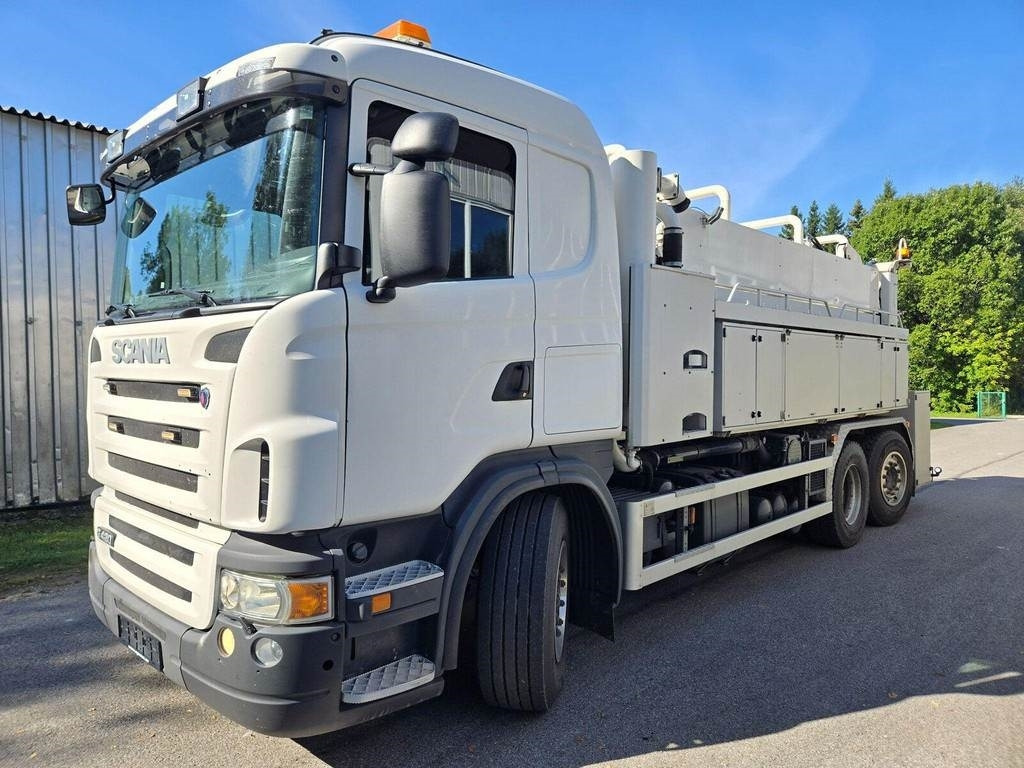 Scania G420 6X2 J. Hvidtved Larsen - 진공 흡입 트럭 : 사진 1 Scania G420 6X2 J. Hvidtved Larsen - 진공 흡입 트럭 : 사진 1