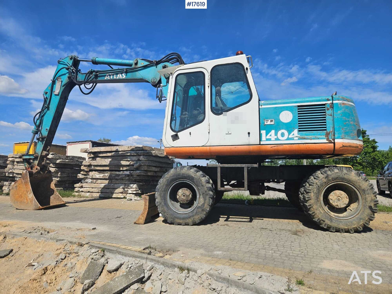 1997 Atlas 1404 - 휠 굴삭기 : 사진 1 1997 Atlas 1404 - 휠 굴삭기 : 사진 1