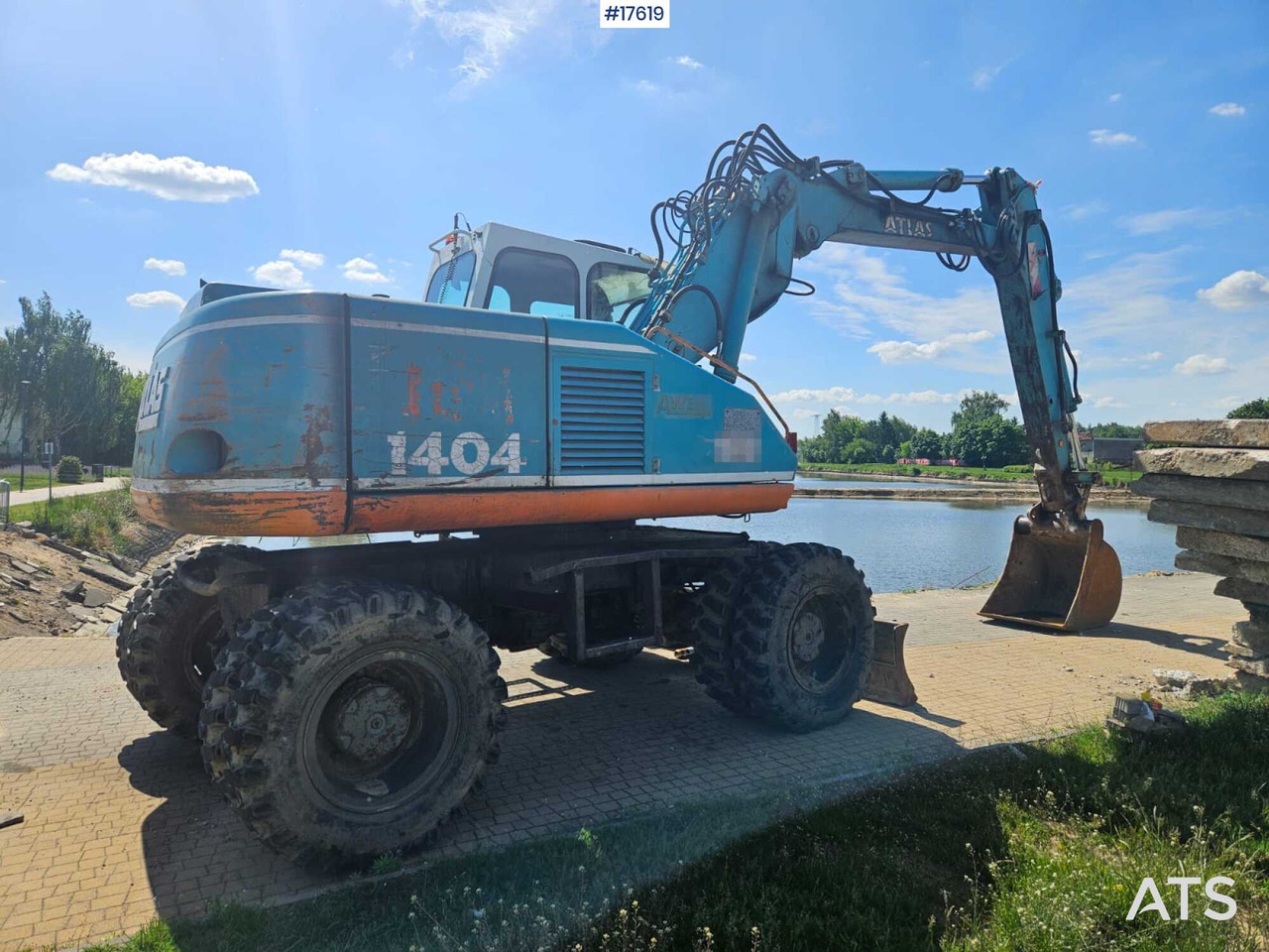 1997 Atlas 1404 - 휠 굴삭기 : 사진 2 1997 Atlas 1404 - 휠 굴삭기 : 사진 2