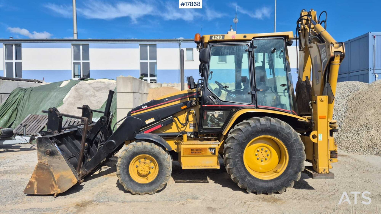 백호 로더 2003 CAT 424D : 사진 9