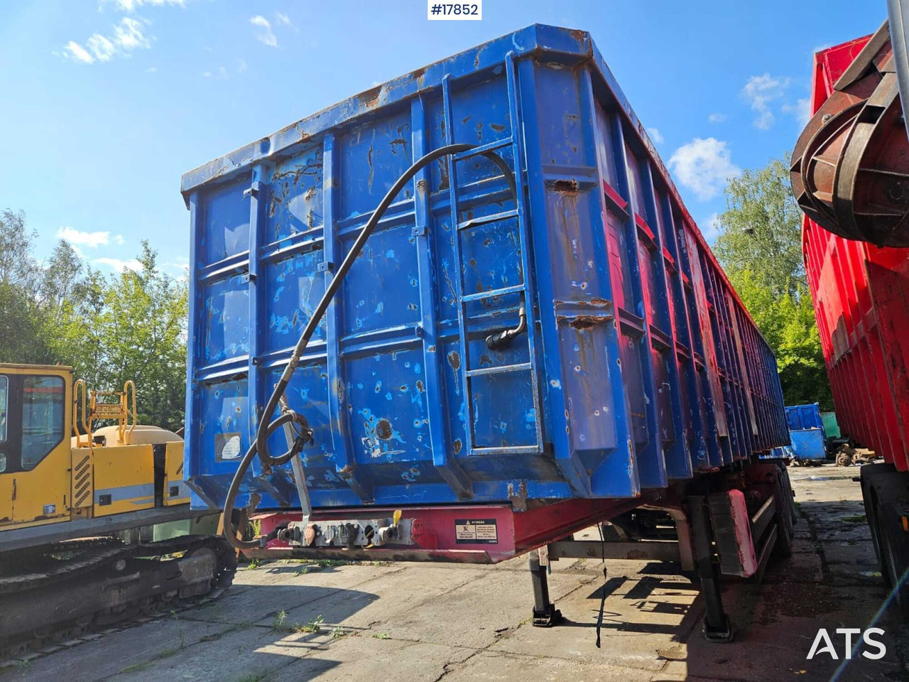 덤프 세미 트레일러 2009 Naczepa ciężarowa wywrotka Invepe SR 8 : 사진 7