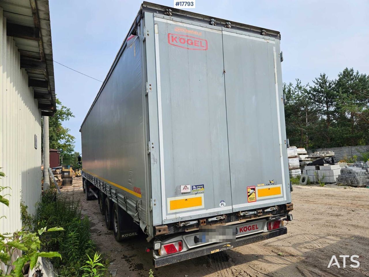 2015 Kögel S-24 - 커튼사이더 세미 트레일러 : 사진 4 2015 Kögel S-24 - 커튼사이더 세미 트레일러 : 사진 4