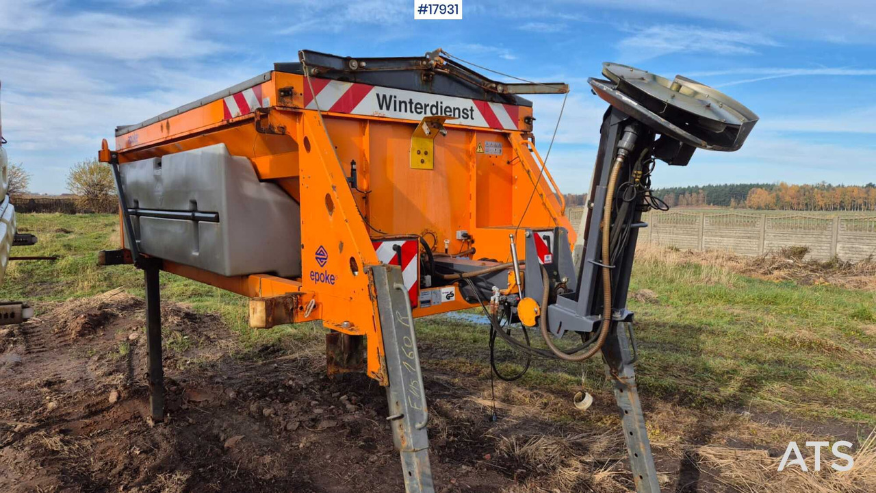 모래/ 소금 살포기 EPOKE SH3401 5m3 sand/salt spreader (2007) : 사진 15