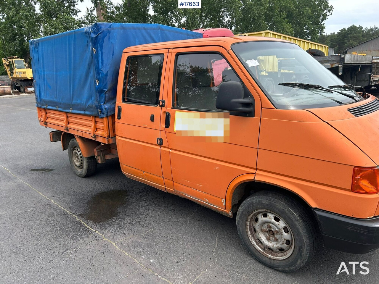 Volkswagen Transporter 1.9D double cab with box body (1992) - 커튼 사이드 밴, 콤비 밴 : 사진 5 Volkswagen Transporter 1.9D double cab with box body (1992) - 커튼 사이드 밴, 콤비 밴 : 사진 5
