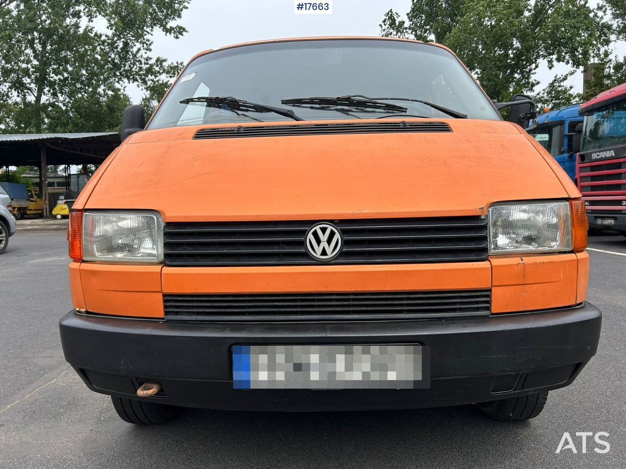 Volkswagen Transporter 1.9D double cab with box body (1992) - 커튼 사이드 밴, 콤비 밴 : 사진 3 Volkswagen Transporter 1.9D double cab with box body (1992) - 커튼 사이드 밴, 콤비 밴 : 사진 3