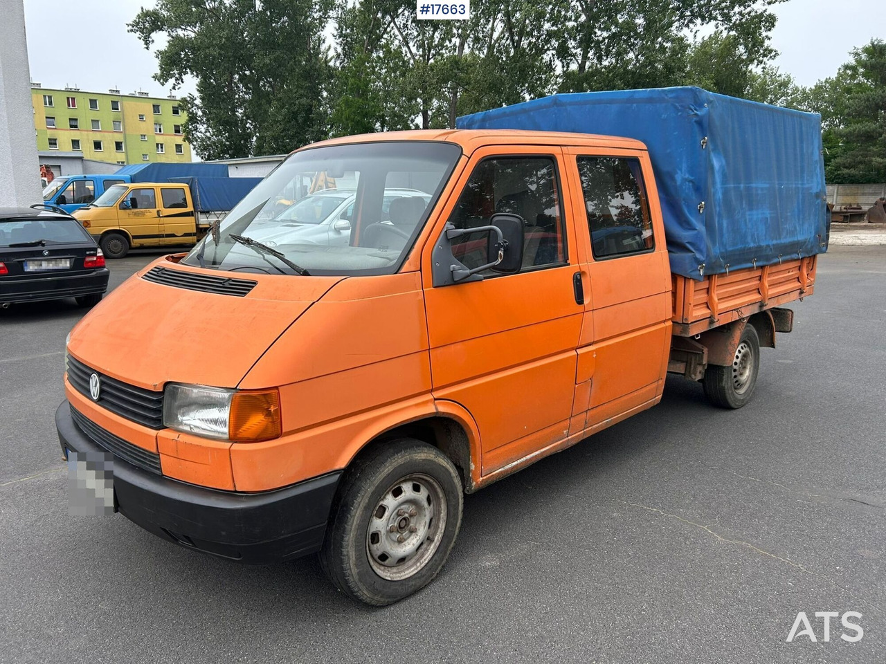 Volkswagen Transporter 1.9D double cab with box body (1992) - 커튼 사이드 밴, 콤비 밴 : 사진 4 Volkswagen Transporter 1.9D double cab with box body (1992) - 커튼 사이드 밴, 콤비 밴 : 사진 4
