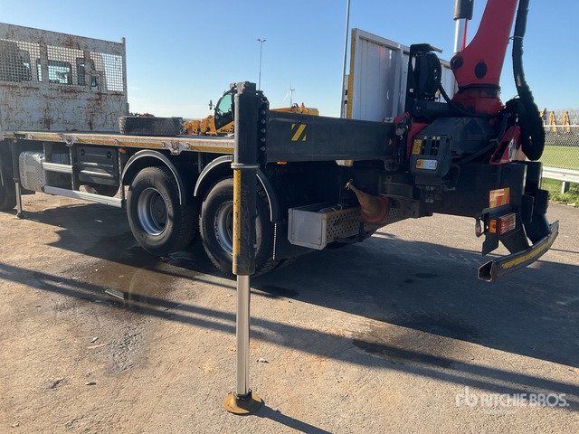 2017 Iveco AD860T 2017 Palfinger on 6x4 Flatbed Truck with Crane - 드롭사이드/ 플랫베드 트럭, 크레인 트럭 : 사진 5 2017 Iveco AD860T 2017 Palfinger on 6x4 Flatbed Truck with Crane - 드롭사이드/ 플랫베드 트럭, 크레인 트럭 : 사진 5