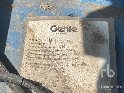 GENIE GS-1932 Electric - 시저 리프트 : 사진 5 GENIE GS-1932 Electric - 시저 리프트 : 사진 5