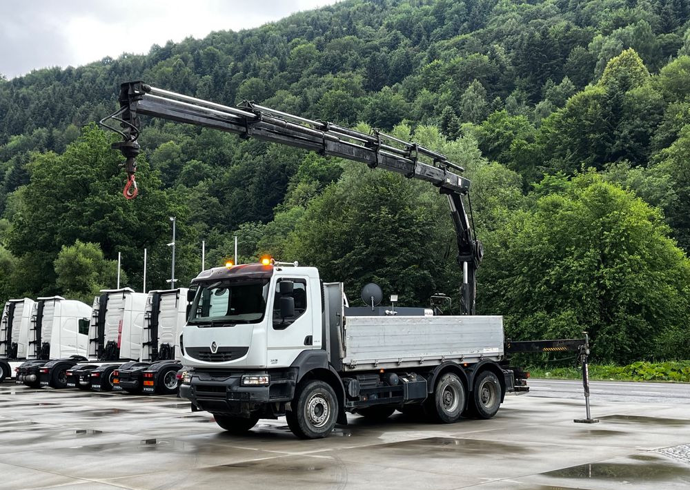 Renault Kerax 380 EEV // Skrzynia Burtowa // HIAB XS166 Hipro + Radio // Zwolnice // // - 드롭사이드/ 플랫베드 트럭, 크레인 트럭 : 사진 1 Renault Kerax 380 EEV // Skrzynia Burtowa // HIAB XS166 Hipro + Radio // Zwolnice // // - 드롭사이드/ 플랫베드 트럭, 크레인 트럭 : 사진 1