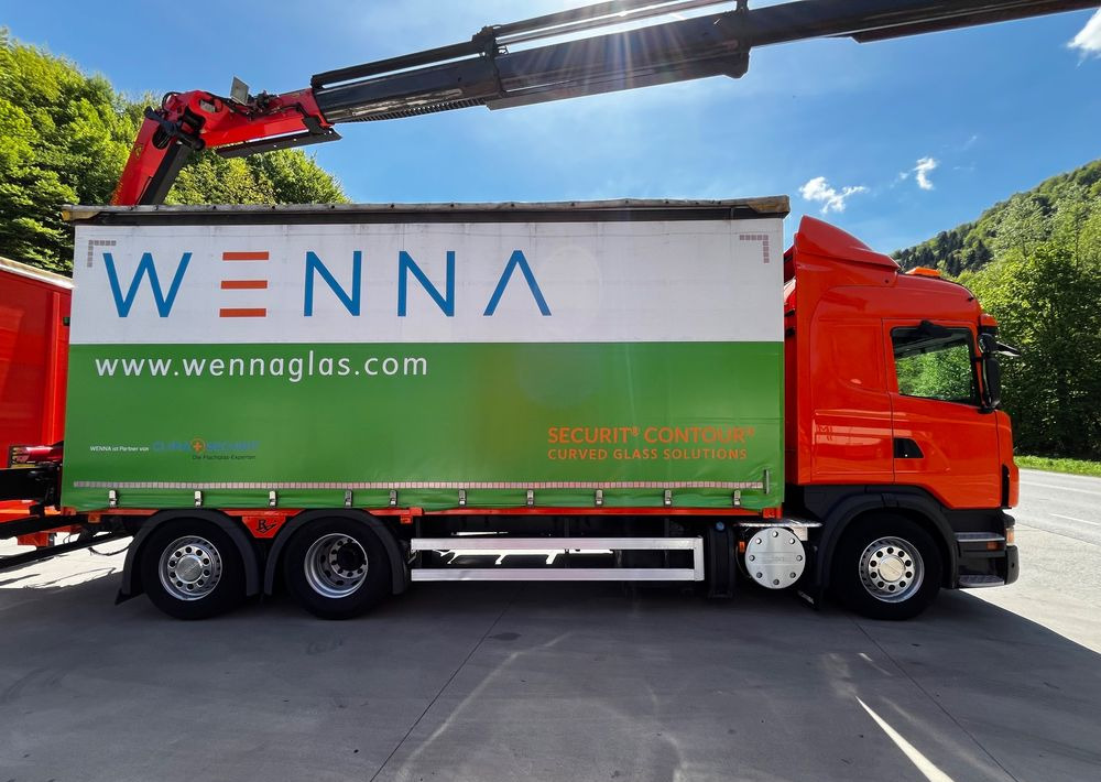 Scania G420 // Tandem // HDS Palfinger 18002 EH // Przyczepa // Oś skrętna podnoszona // Video !!! - 커튼사이더 트럭, 크레인 트럭 : 사진 4 Scania G420 // Tandem // HDS Palfinger 18002 EH // Przyczepa // Oś skrętna podnoszona // Video !!! - 커튼사이더 트럭, 크레인 트럭 : 사진 4