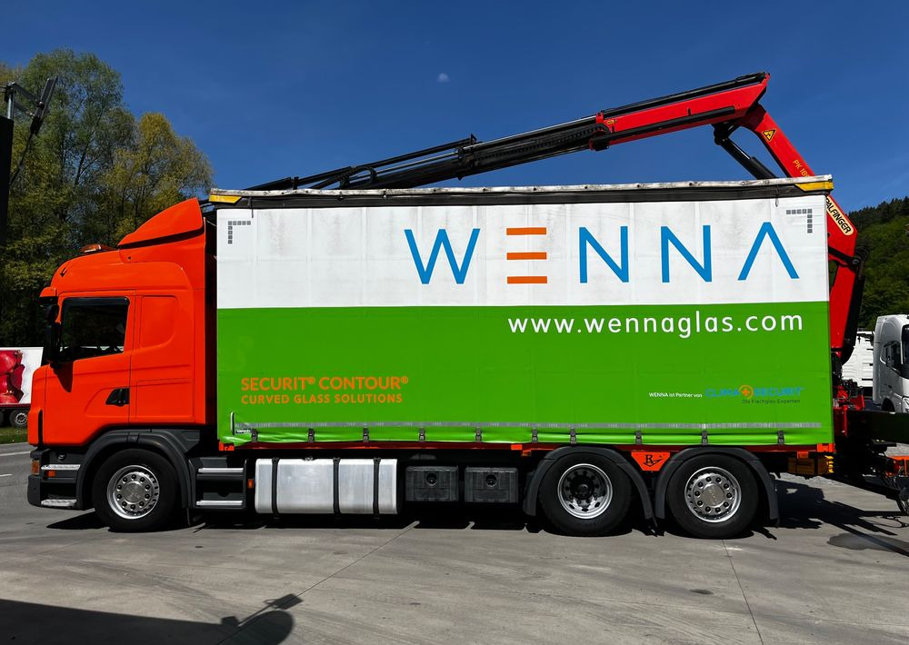 Scania G420 // Tandem // HDS Palfinger 18002 EH // Przyczepa // Oś skrętna podnoszona // Video !!! - 커튼사이더 트럭, 크레인 트럭 : 사진 3 Scania G420 // Tandem // HDS Palfinger 18002 EH // Przyczepa // Oś skrętna podnoszona // Video !!! - 커튼사이더 트럭, 크레인 트럭 : 사진 3