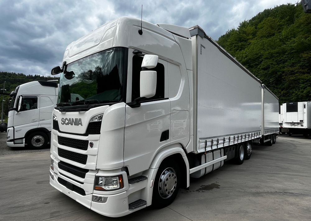 Scania R410 // 2018 // Retarder // Tandem 7.7+7.7 // Przyczepa Krone // Oś podnosozna // - 커튼사이더 트럭 : 사진 2 Scania R410 // 2018 // Retarder // Tandem 7.7+7.7 // Przyczepa Krone // Oś podnosozna // - 커튼사이더 트럭 : 사진 2