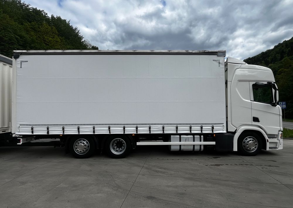Scania R410 // 2018 // Retarder // Tandem 7.7+7.7 // Przyczepa Krone // Oś podnosozna // - 커튼사이더 트럭 : 사진 3 Scania R410 // 2018 // Retarder // Tandem 7.7+7.7 // Przyczepa Krone // Oś podnosozna // - 커튼사이더 트럭 : 사진 3