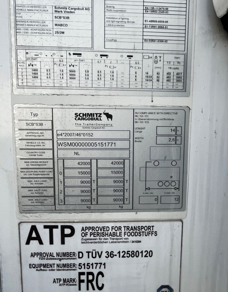 냉동 세미 트레일러 Schmitz Cargobull Chłodnia // Doppelstock // Oś podnoszona // Kosz Paletowy // Idealna!!! : 사진 20