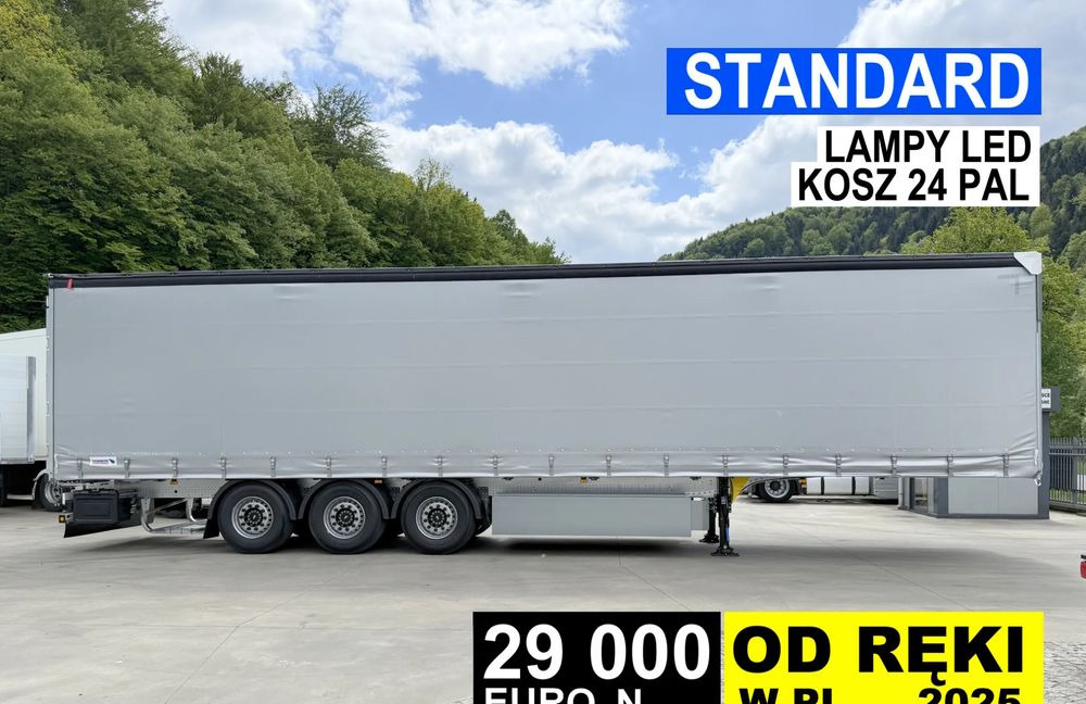 Schmitz Cargobull STANDARD + 24 PAL - 커튼사이더 세미 트레일러 : 사진 1 Schmitz Cargobull STANDARD + 24 PAL - 커튼사이더 세미 트레일러 : 사진 1