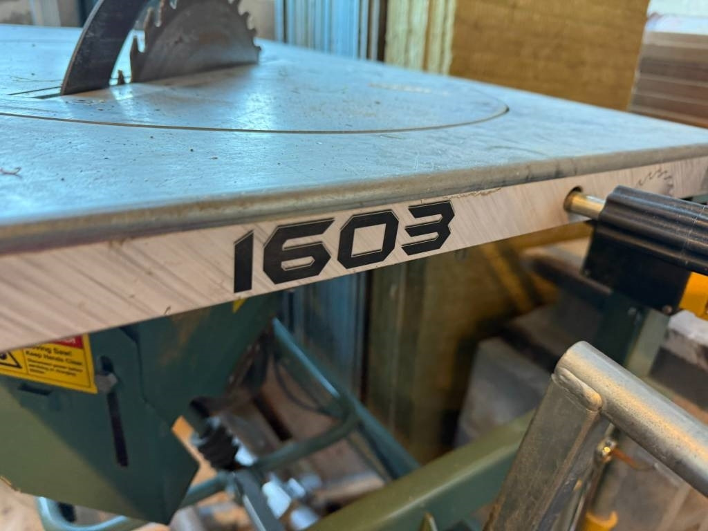 Ernex 1603 230/400 V gjerdesag med rullebord - 목공기계 : 사진 4 Ernex 1603 230/400 V gjerdesag med rullebord - 목공기계 : 사진 4