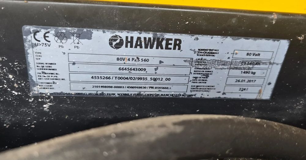 전기 지게차 Hyster J2.5XN : 사진 20