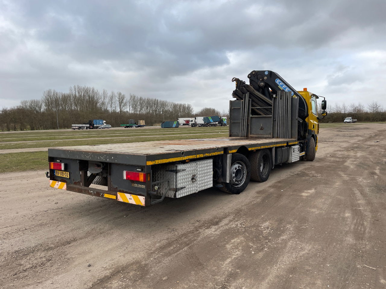 DAF 85.410 Met Effer 470 6s laadkraan ladekran loadercrane crane palfinger hiab - 크레인 트럭 : 사진 4 DAF 85.410 Met Effer 470 6s laadkraan ladekran loadercrane crane palfinger hiab - 크레인 트럭 : 사진 4