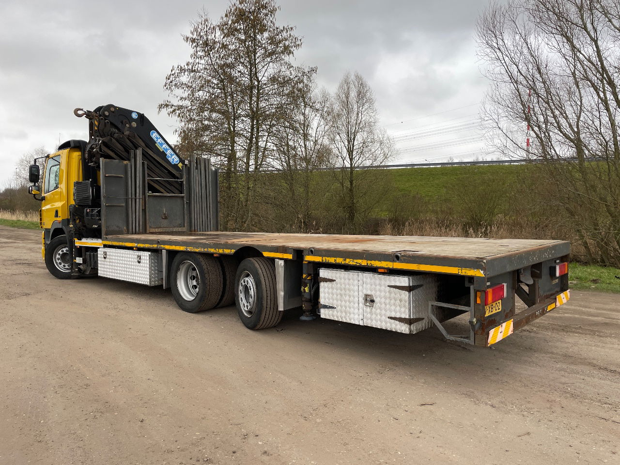 DAF 85.410 Met Effer 470 6s laadkraan ladekran loadercrane crane palfinger hiab - 크레인 트럭 : 사진 3 DAF 85.410 Met Effer 470 6s laadkraan ladekran loadercrane crane palfinger hiab - 크레인 트럭 : 사진 3