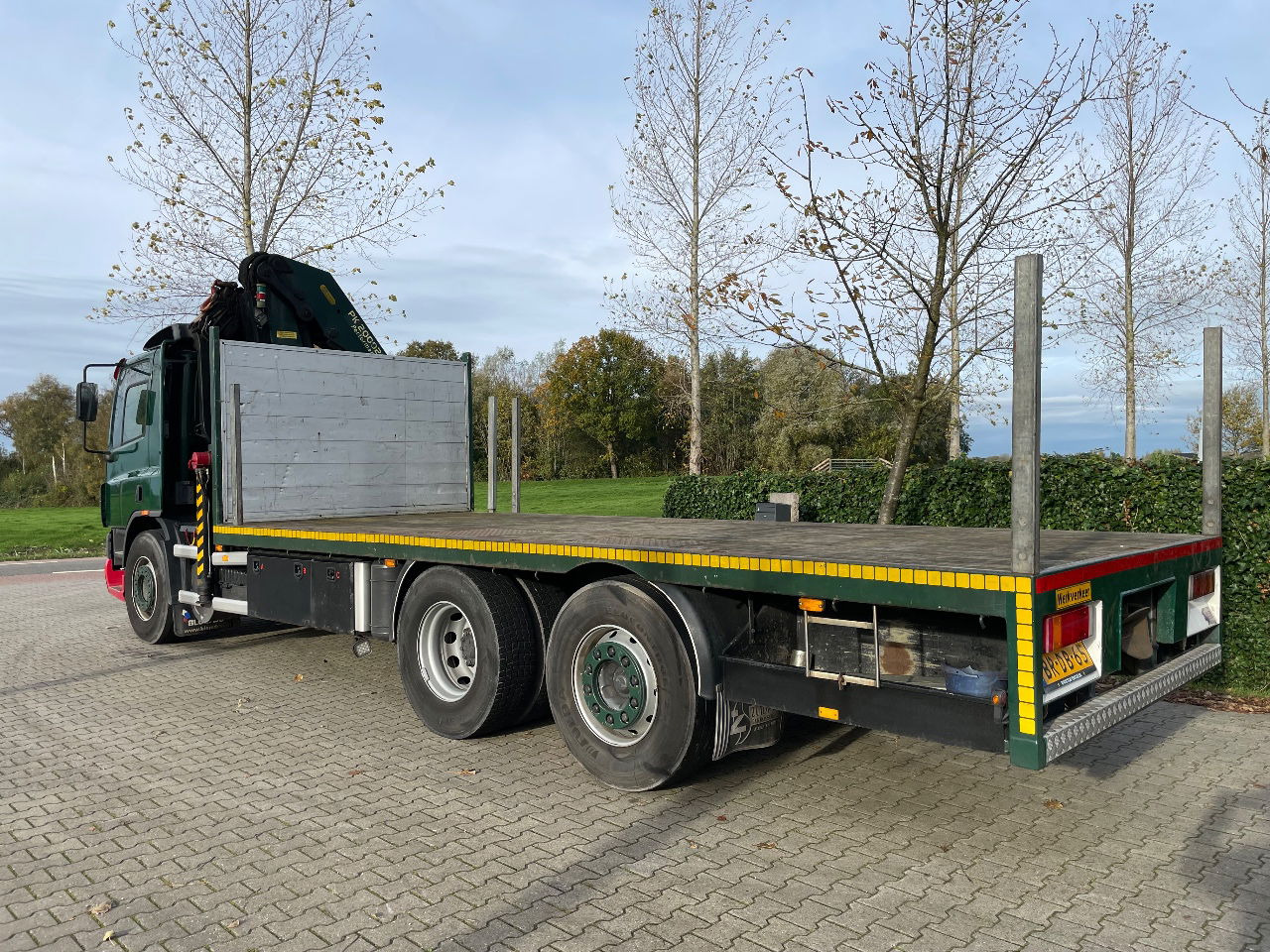 DAF CF 75.310 With Palfinger PK20002 crane - 드롭사이드/ 플랫베드 트럭, 크레인 트럭 : 사진 4 DAF CF 75.310 With Palfinger PK20002 crane - 드롭사이드/ 플랫베드 트럭, 크레인 트럭 : 사진 4