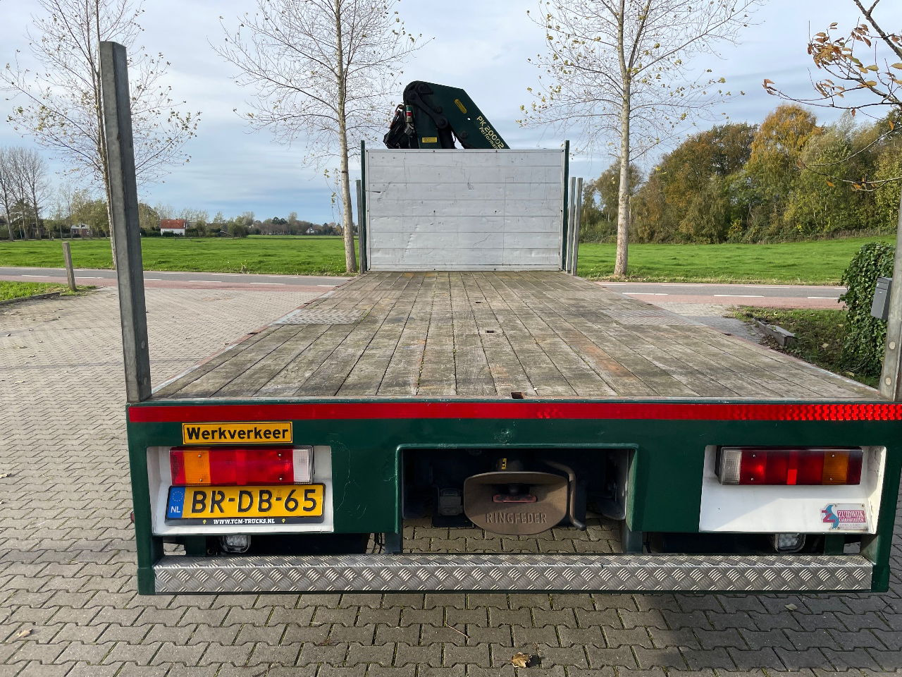 DAF CF 75.310 With Palfinger PK20002 crane - 드롭사이드/ 플랫베드 트럭, 크레인 트럭 : 사진 5 DAF CF 75.310 With Palfinger PK20002 crane - 드롭사이드/ 플랫베드 트럭, 크레인 트럭 : 사진 5