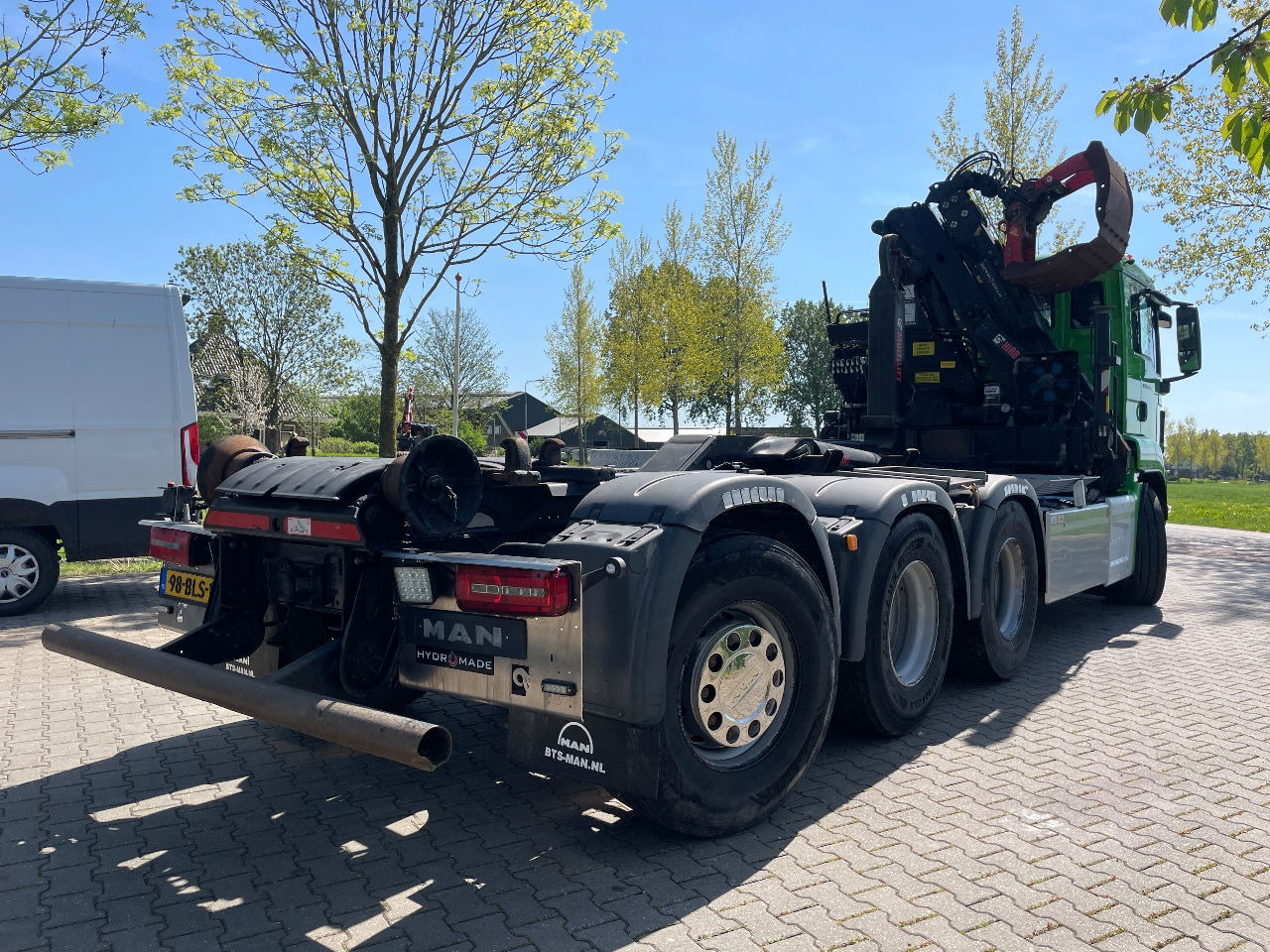 MAN TGS 35.420 met hiab 19tm Z kraan en 26t haakarm, bouwjaar 2018 - 컨테이너 운반 장치/ 스와프 보디 트럭, 크레인 트럭 : 사진 4 MAN TGS 35.420 met hiab 19tm Z kraan en 26t haakarm, bouwjaar 2018 - 컨테이너 운반 장치/ 스와프 보디 트럭, 크레인 트럭 : 사진 4