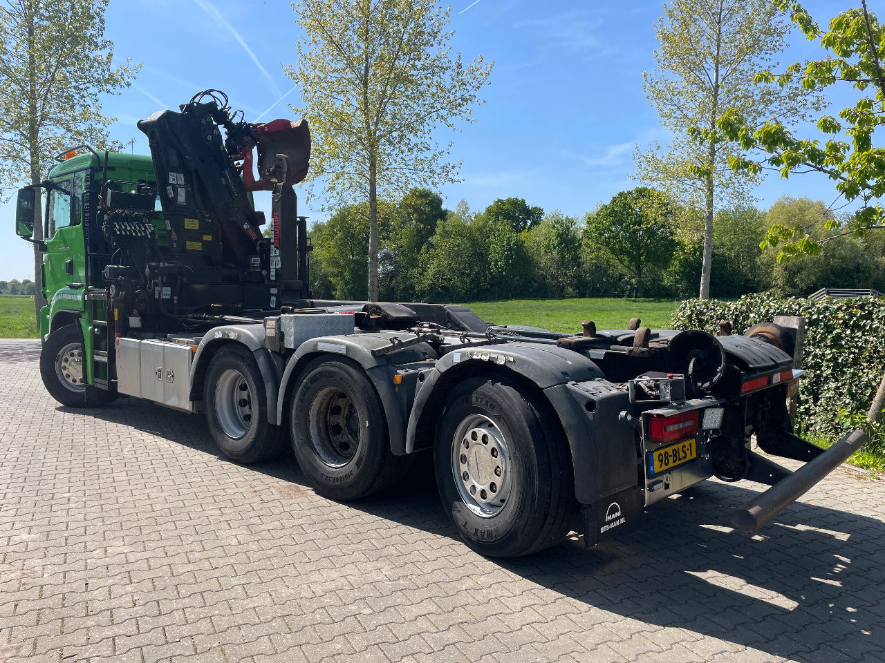 MAN TGS 35.420 met hiab 19tm Z kraan en 26t haakarm, bouwjaar 2018 - 컨테이너 운반 장치/ 스와프 보디 트럭, 크레인 트럭 : 사진 2 MAN TGS 35.420 met hiab 19tm Z kraan en 26t haakarm, bouwjaar 2018 - 컨테이너 운반 장치/ 스와프 보디 트럭, 크레인 트럭 : 사진 2
