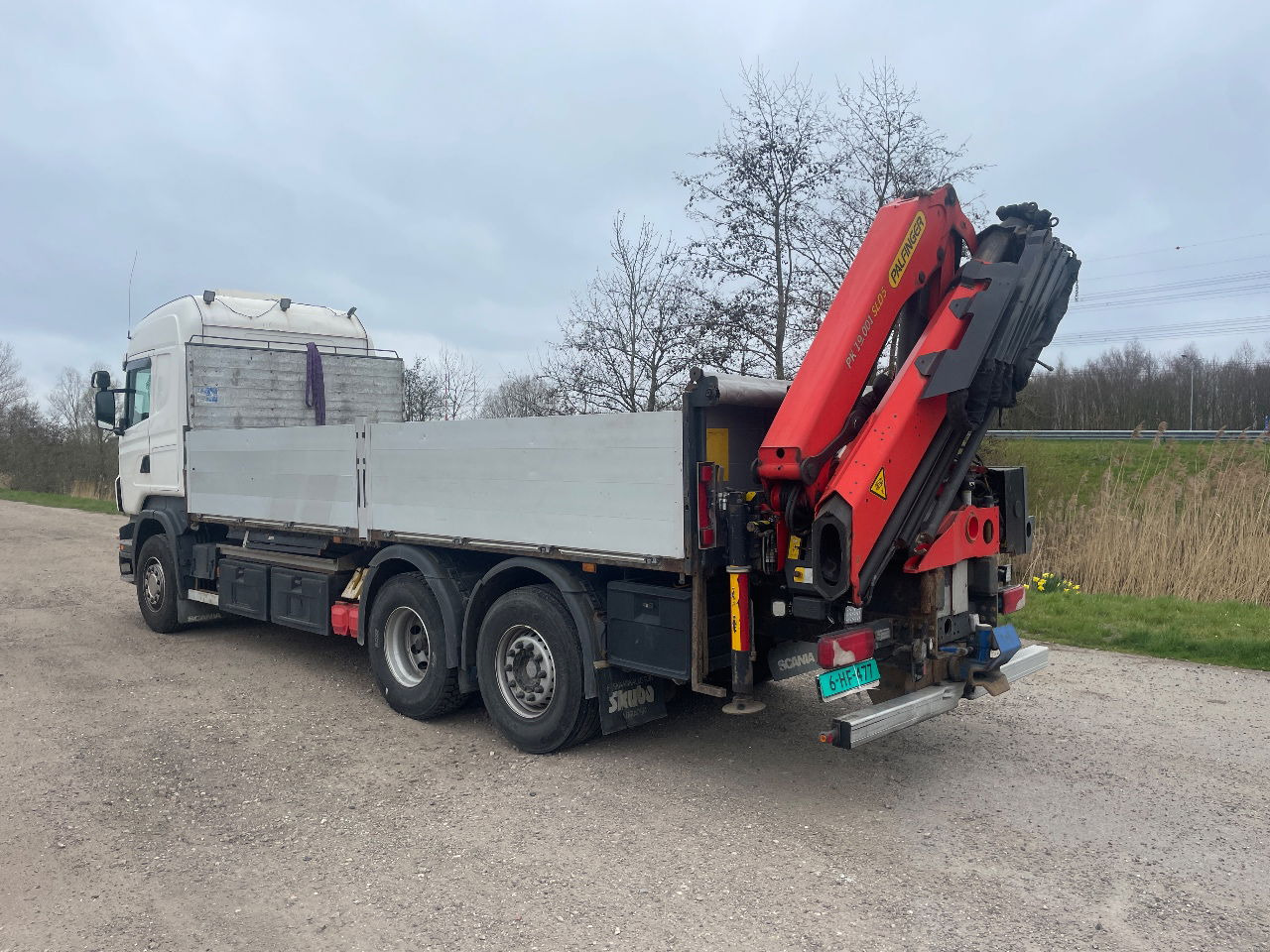 Scania R480 with Palfinger PK 19.001 SLD crane - 드롭사이드/ 플랫베드 트럭 : 사진 3 Scania R480 with Palfinger PK 19.001 SLD crane - 드롭사이드/ 플랫베드 트럭 : 사진 3