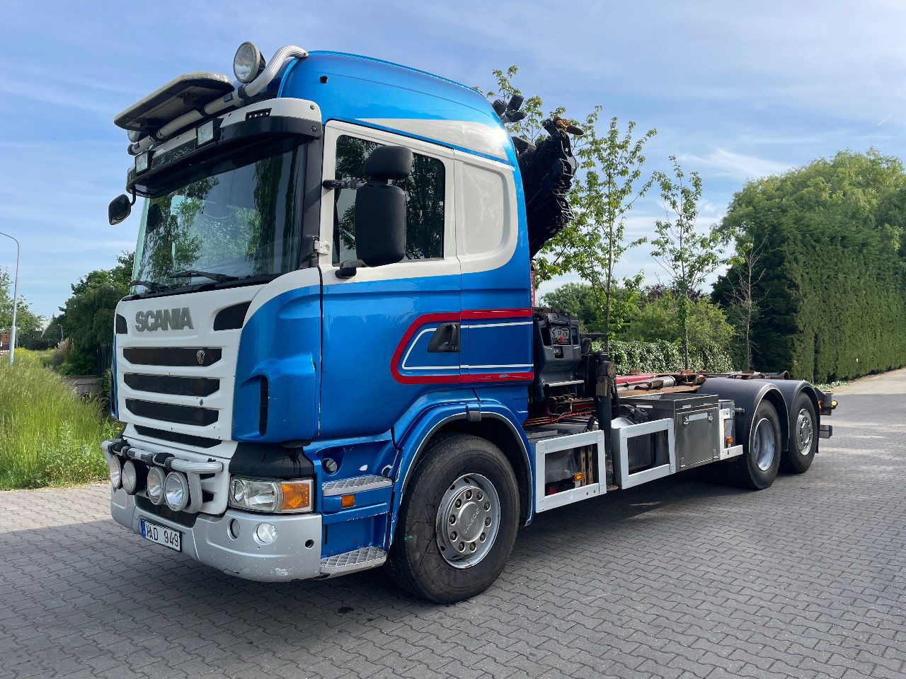 Scania R480 - 컨테이너 운반 장치/ 스와프 보디 트럭, 크레인 트럭 : 사진 1 Scania R480 - 컨테이너 운반 장치/ 스와프 보디 트럭, 크레인 트럭 : 사진 1