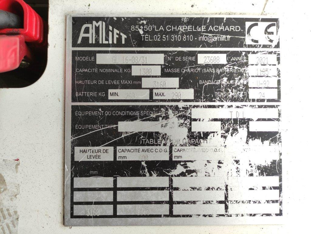 Amlift GL16-08/31 - 스태커 : 사진 5 Amlift GL16-08/31 - 스태커 : 사진 5