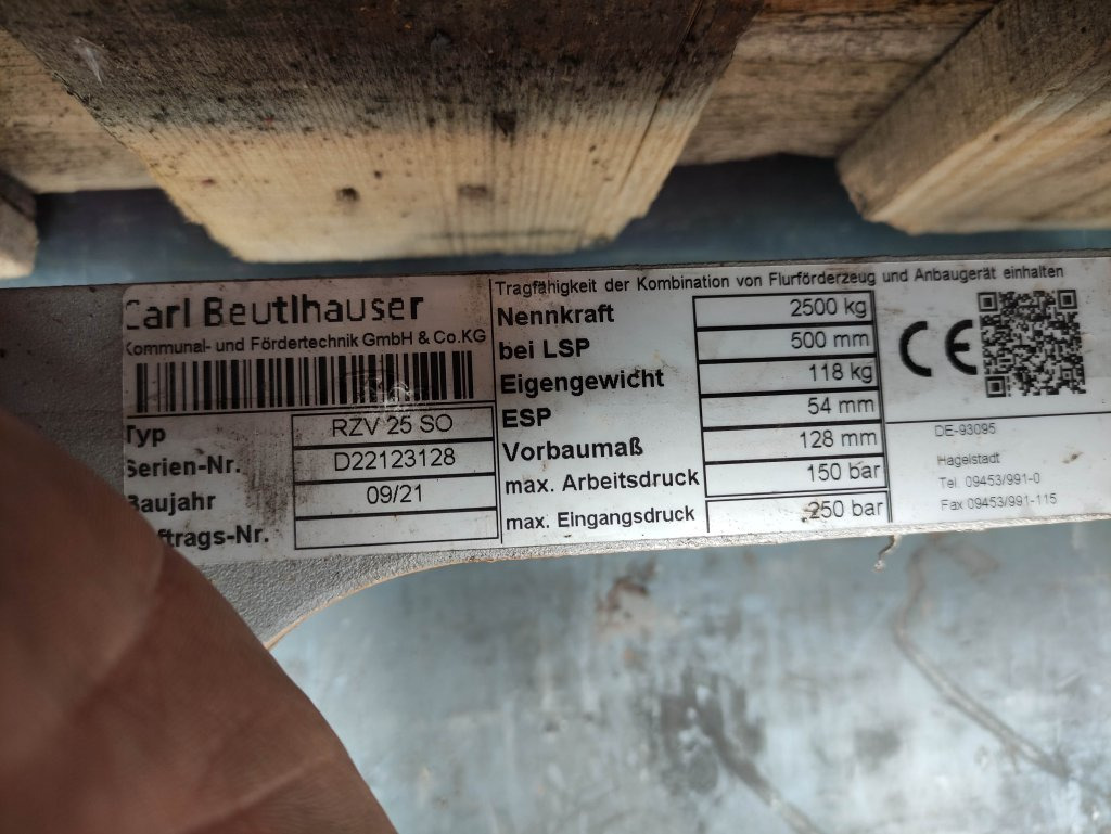 Durwen RZV25SO - 포크 자재 취급 장비 용 : 사진 5 Durwen RZV25SO - 포크 자재 취급 장비 용 : 사진 5