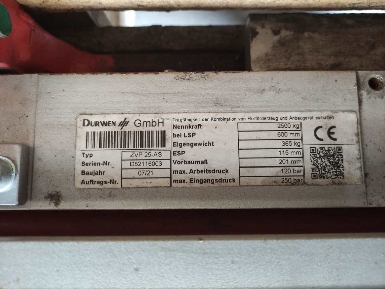 Durwen ZVP25-AS - 포크 : 사진 5 Durwen ZVP25-AS - 포크 : 사진 5