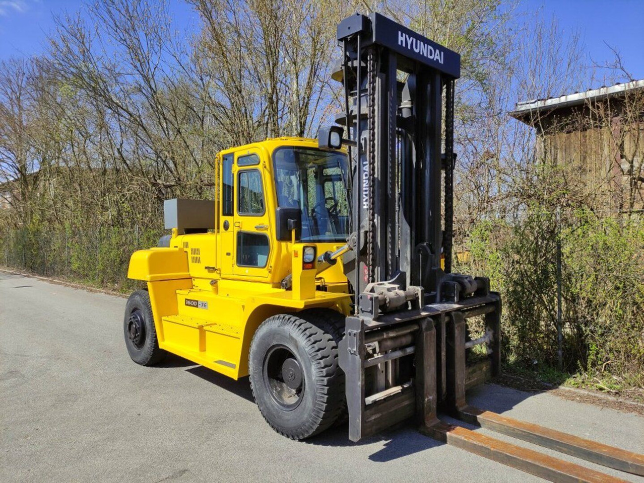 컨테이너 핸들러 Hyundai 160D-7E : 사진 7