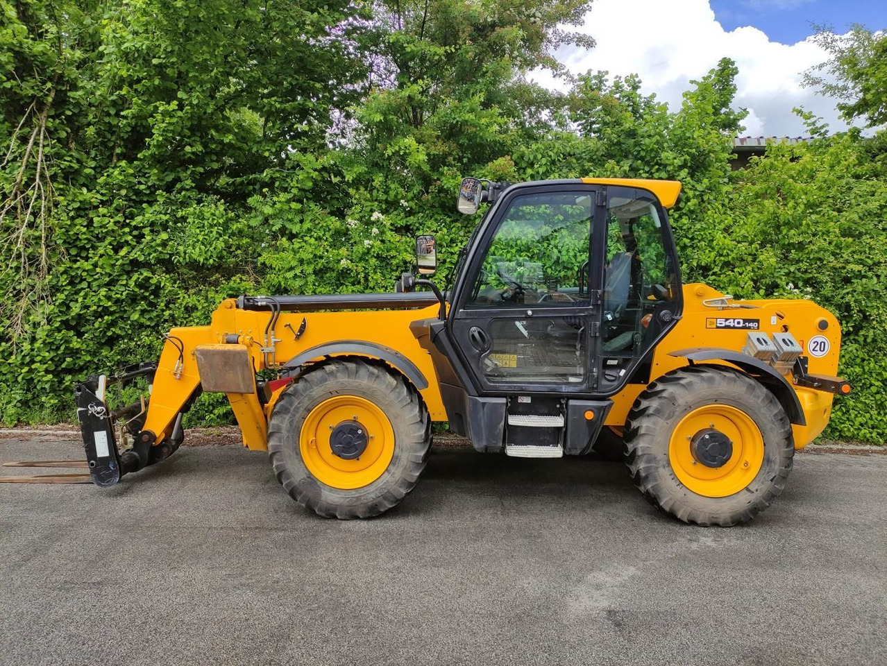 JCB 540V140 Hi Viz - 텔레스코픽 핸들러 : 사진 1 JCB 540V140 Hi Viz - 텔레스코픽 핸들러 : 사진 1