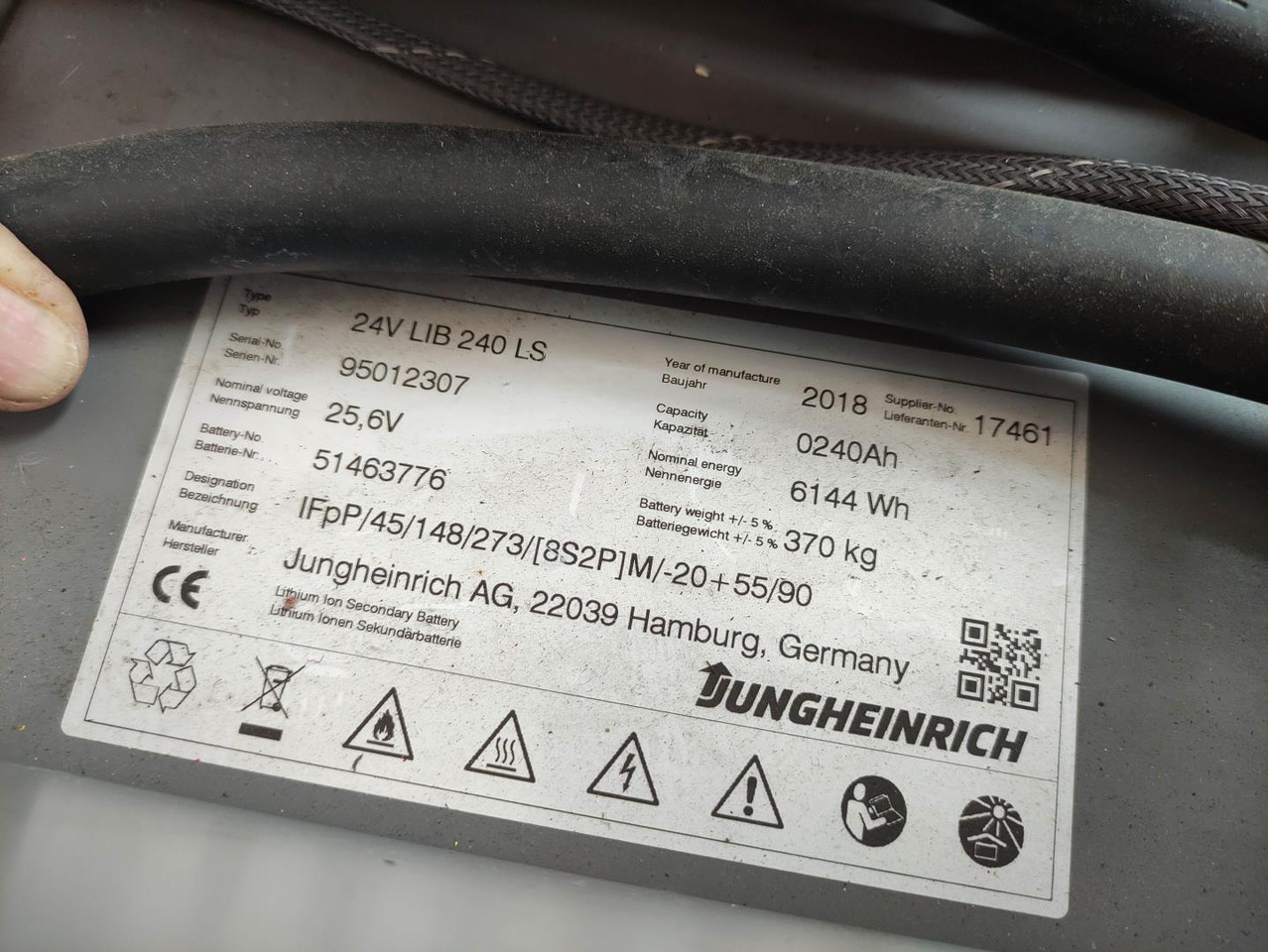 Jungheinrich EJG216 - 스태커 : 사진 5 Jungheinrich EJG216 - 스태커 : 사진 5